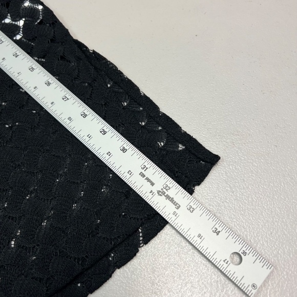 G by Giuliana Black Label Crochet Lace Knit Topper Size XXS - Picture 7 of 10